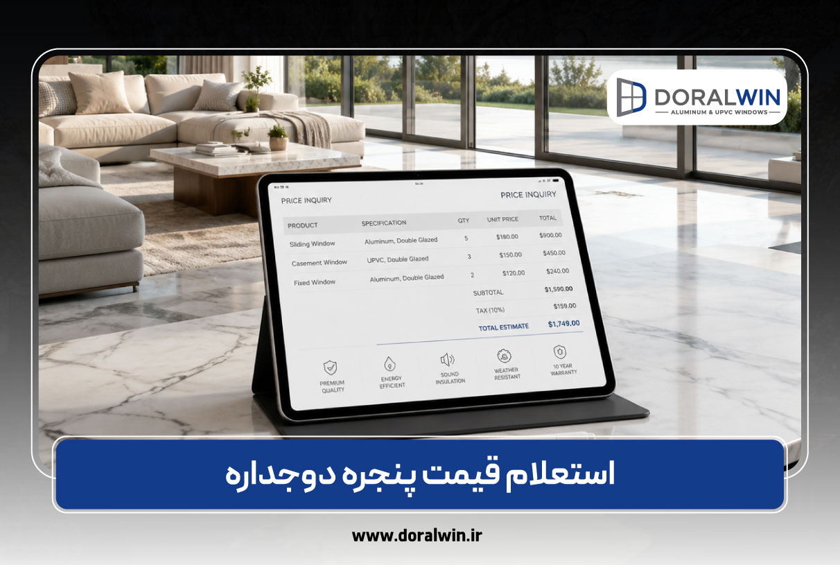 استعلام قیمت پنجره دوجداره